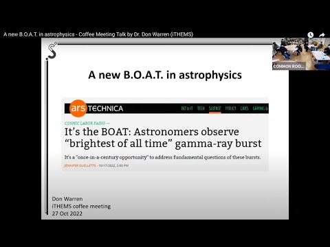 YouTube: A new B.O.A.T. in astrophysics