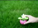 Solar Powered Flip Flap Flower Flowerpot -Sourcingmap.com