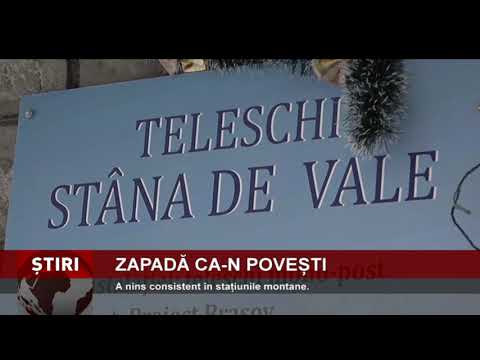 Strat generos de zăpadă, în stațiunile montane
