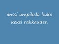 anssi umpikela kuka keksi rakkauden anssi umpikela kuka keksi rakkauden