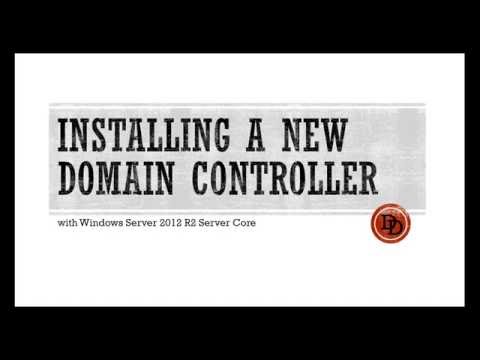 Installing a New Domain Controller with Windows Server 2012 R2 Server ...