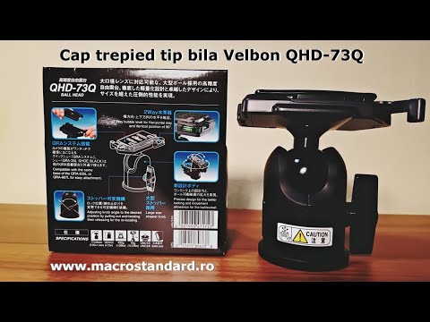 Click aici pentru vizualizare Prezentare Cap Trepied tip bila Velbon QHD-73Q Prezentare Cap Trepied tip bila Velbon QHD-73Q