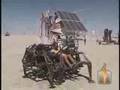 Burning Man 2007 - Spider vs. Big wheel drag race
