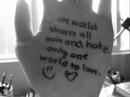 Re: One World