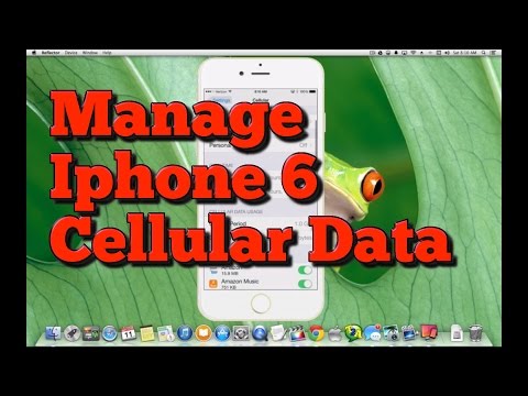 how to set data limit on iphone 6