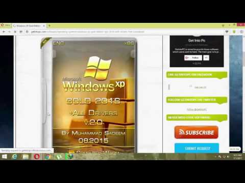 How To Download Windows XP Gold Edition SP3 2016 With Drivers Free Download   YouTube