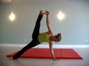 yoga teachers practice arm balancing and partner flying