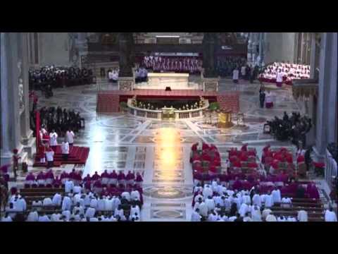 raw - Pope Francis presided over Good Friday Mass at the Vatican on Friday evening. (April 18)