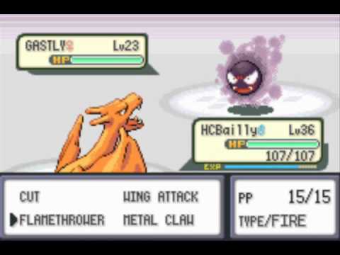 how to id ghosts in pokemon fire red