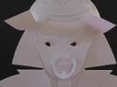 Kirigami Bunraku Puppet Samurai Roll Call