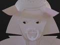Kirigami Bunraku Puppet Samurai Roll Call