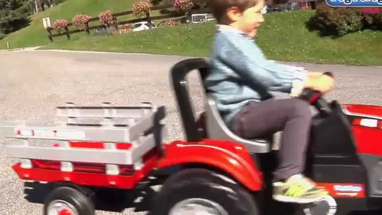 Видео о товаре Детский педальный трактор Peg-Perego Diesel Tractor Maxi миниатюра 0 Видео о товаре Детский педальный трактор Peg-Perego Diesel Tractor Maxi