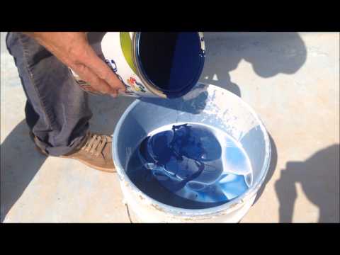 how to paint a pool