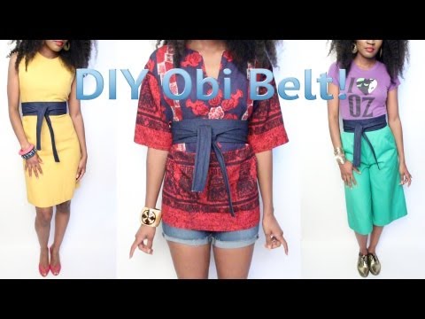 how to make an obi belt