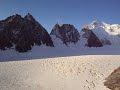 Refulge des Ecrins, 3172m, at 7:50am...