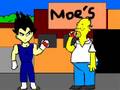 vegeta vs rommer simpson