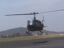 Flight of the Huey H model Flight of the Huey H model