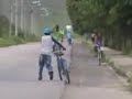Burro bebado na rodovia quase provoca asidentes
