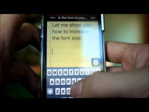 How To Increase Font Size on iPhone