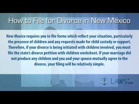 how to fill out divorce papers in nm