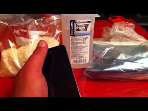 how to repair wet iphone
