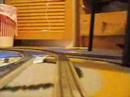 Märklin model railway on bedroom floor Märklin model railway on bedroom floor