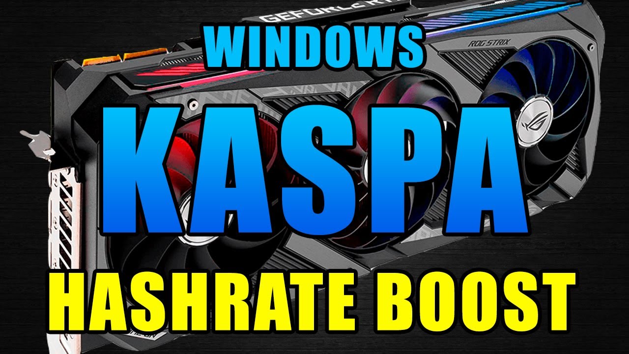 KASPA Windows HASHRATE BOOST | lolMiner 1.63 Guide