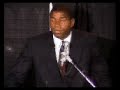 Magic Johnson announces his retirement from Basketball