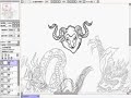 12 Yokai drawing