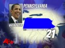Obama Wins Pennsylvania, 21 Electoral Votes Obama Wins Pennsylvania, 21 Electoral Votes