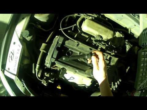 How to change spark plugs hyundai accent 01 – 05