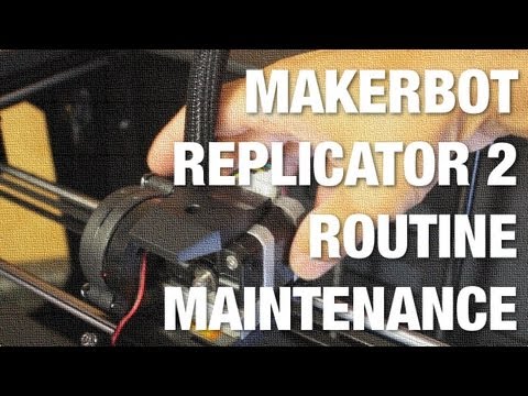 how to unclog makerbot replicator 2