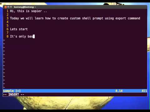 how to export in linux