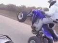 wheelie @ +100kmh 