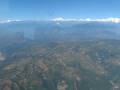 Himalayan mountains in flight