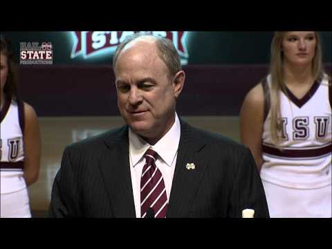 New Mississippi St. Basketball Coach Throws Out The First Pitch