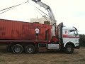 Kostas Valeris , placing a container in Naxos Part 2