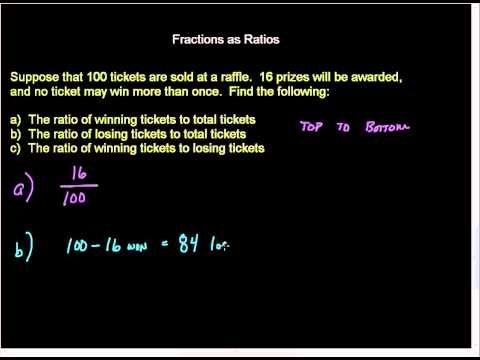 how to turn fractions into ratios