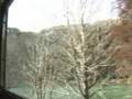 只見線 会津川口駅出発後の只見川の車窓（キハ40）