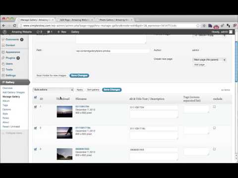 how to image gallery wordpress