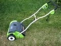 Greenworks Electric Dethatcher - Dethatching Lawn (Review)