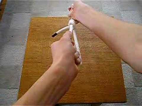 how to tie a tautline hitch knot