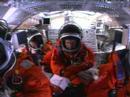 STS-118 -  in-cabin view crew