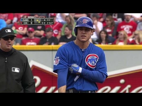Video: CHC@CIN: Rizzo doubles home the first run of the game