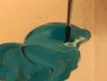 technique de peinture sur soie.