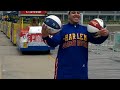 Harlem Globetrotter's Amazing Dribbling on the Beach