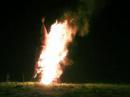 Wicker Man burning