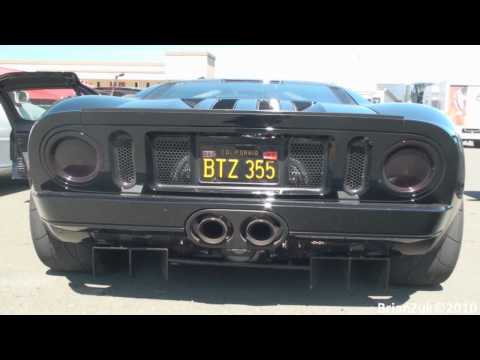 Heffnertwinturbo - BrianZuk records a 1098hp Heffner Twin Turbo Ford GT start up and rev nicely. The FGT has also been lowered, had all decals removed, and has tinted tailight...