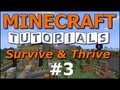 Minecraft Tutorials - E03 Door, Shears, Bed (Survive and Thrive II)