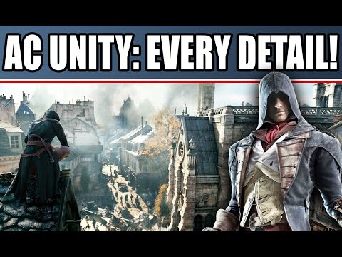 Assassin's Creed Unity New Gameplay Details! Coop! Weapons, Map Size, Customization!